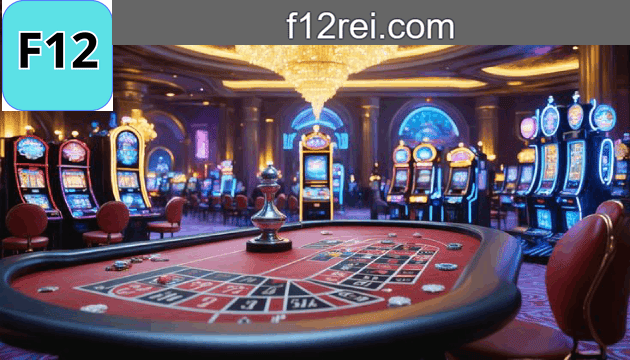 Interface do catálogo de jogos online f12 com categorias puzzles e party games